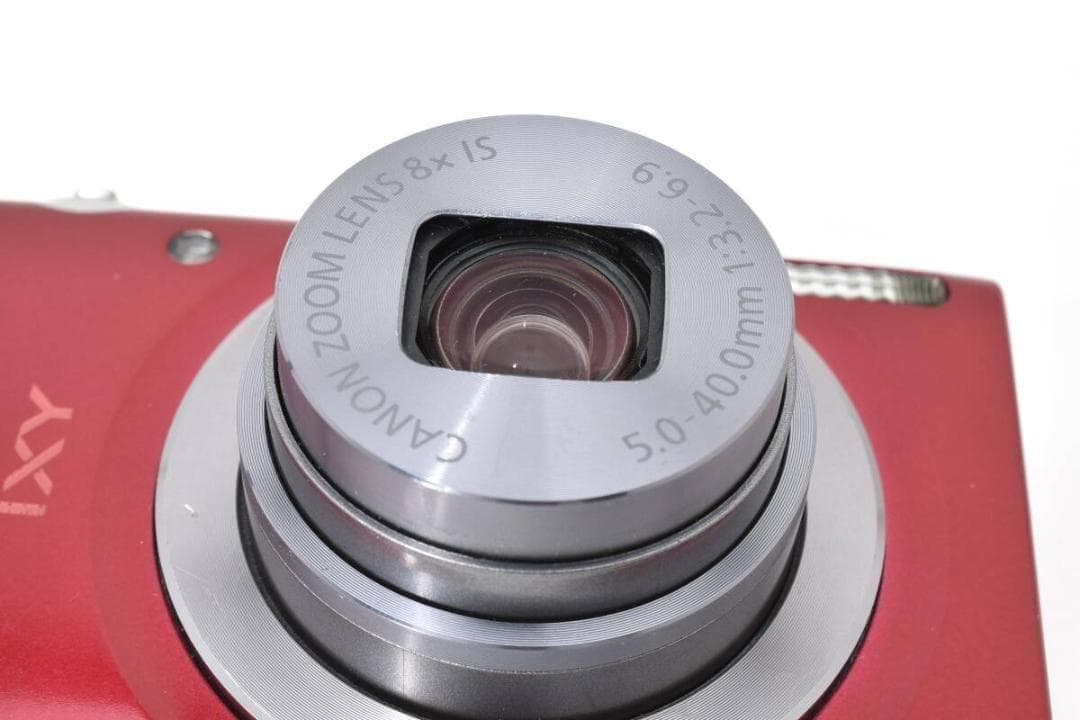 美品 キヤノン　Canon IXY 160 レッド 《箱・充電器付》＃A324
