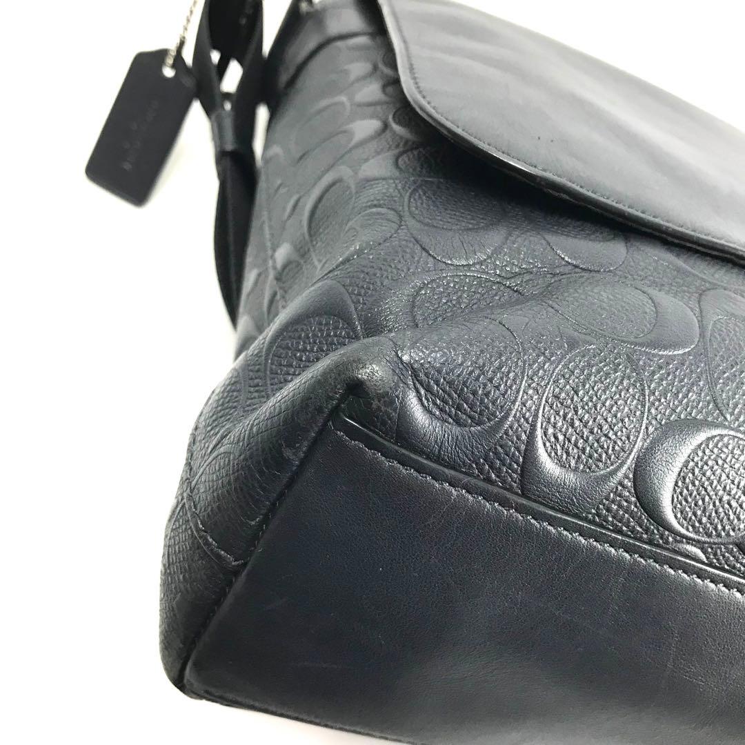 【チャーリーパパさま専用】コーチ ブラック ショルダーバッグ 72220