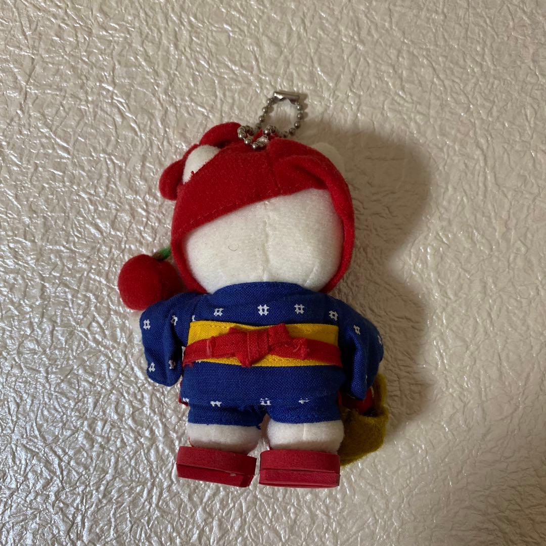 【青森限定】リンゴ娘キティキーホルダー