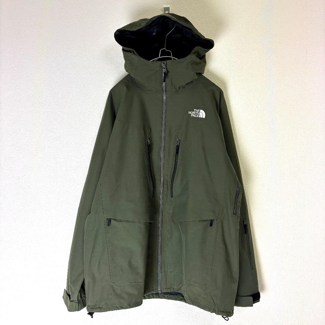 ノースフェイス ボードウェア L フリーダムジャケット スノボ カーキ