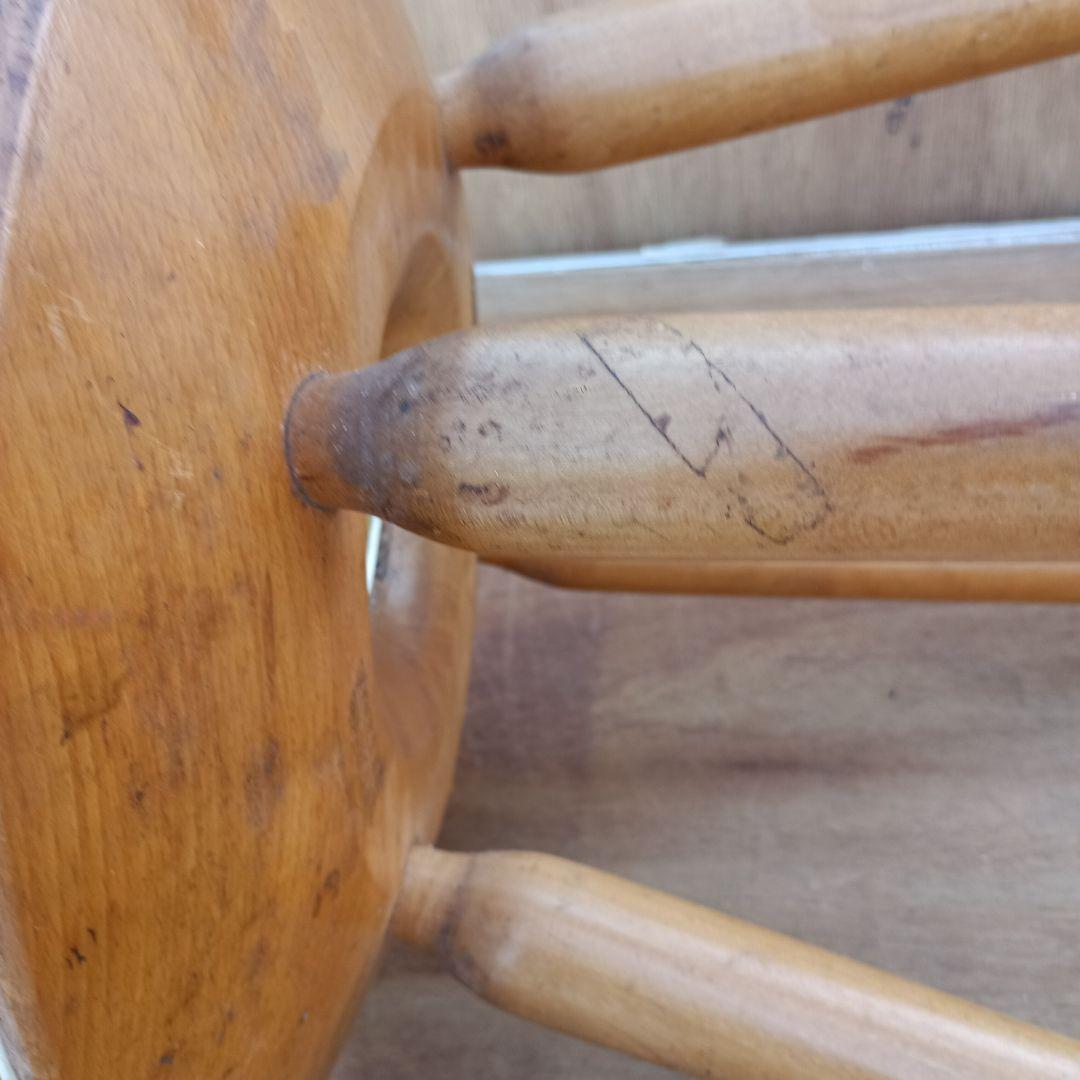 4251）天童木工のリングスツール 丸椅子　昭和レトロ