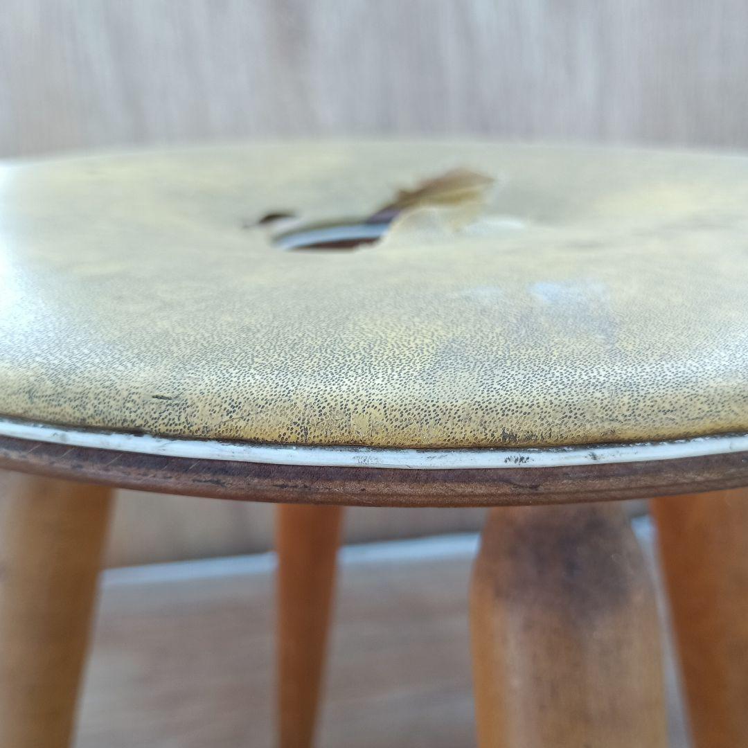 4251）天童木工のリングスツール 丸椅子　昭和レトロ