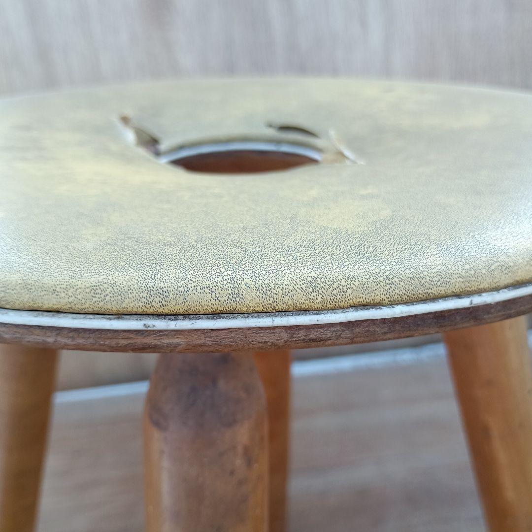 4251）天童木工のリングスツール 丸椅子　昭和レトロ