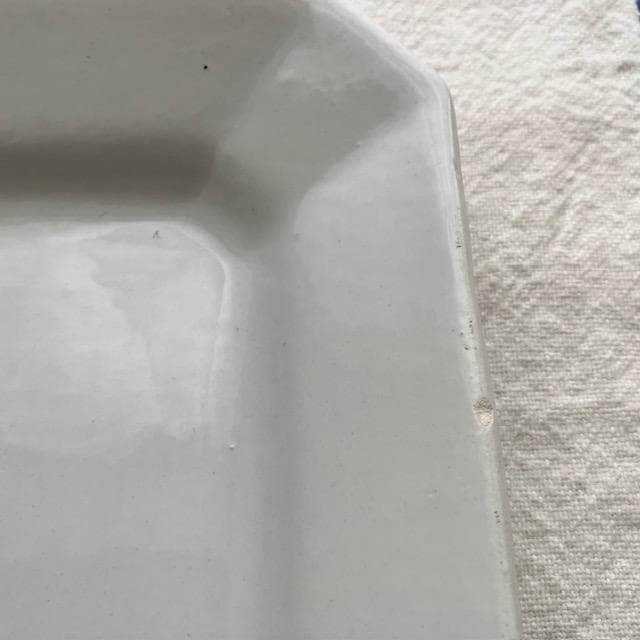 レア小◆リュネヴィルオクトゴナルレクタングル皿クレイユモントロー雅姫サルグミンヌ