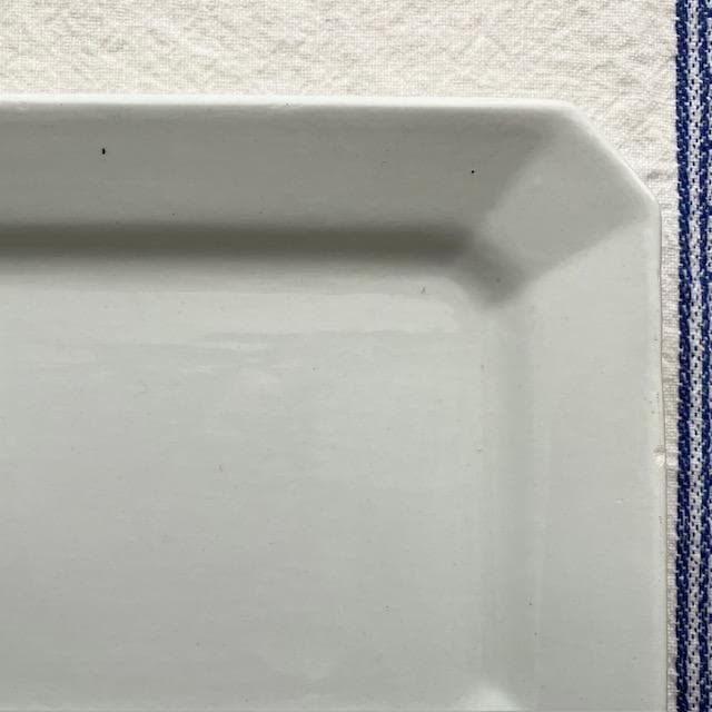 レア小◆リュネヴィルオクトゴナルレクタングル皿クレイユモントロー雅姫サルグミンヌ