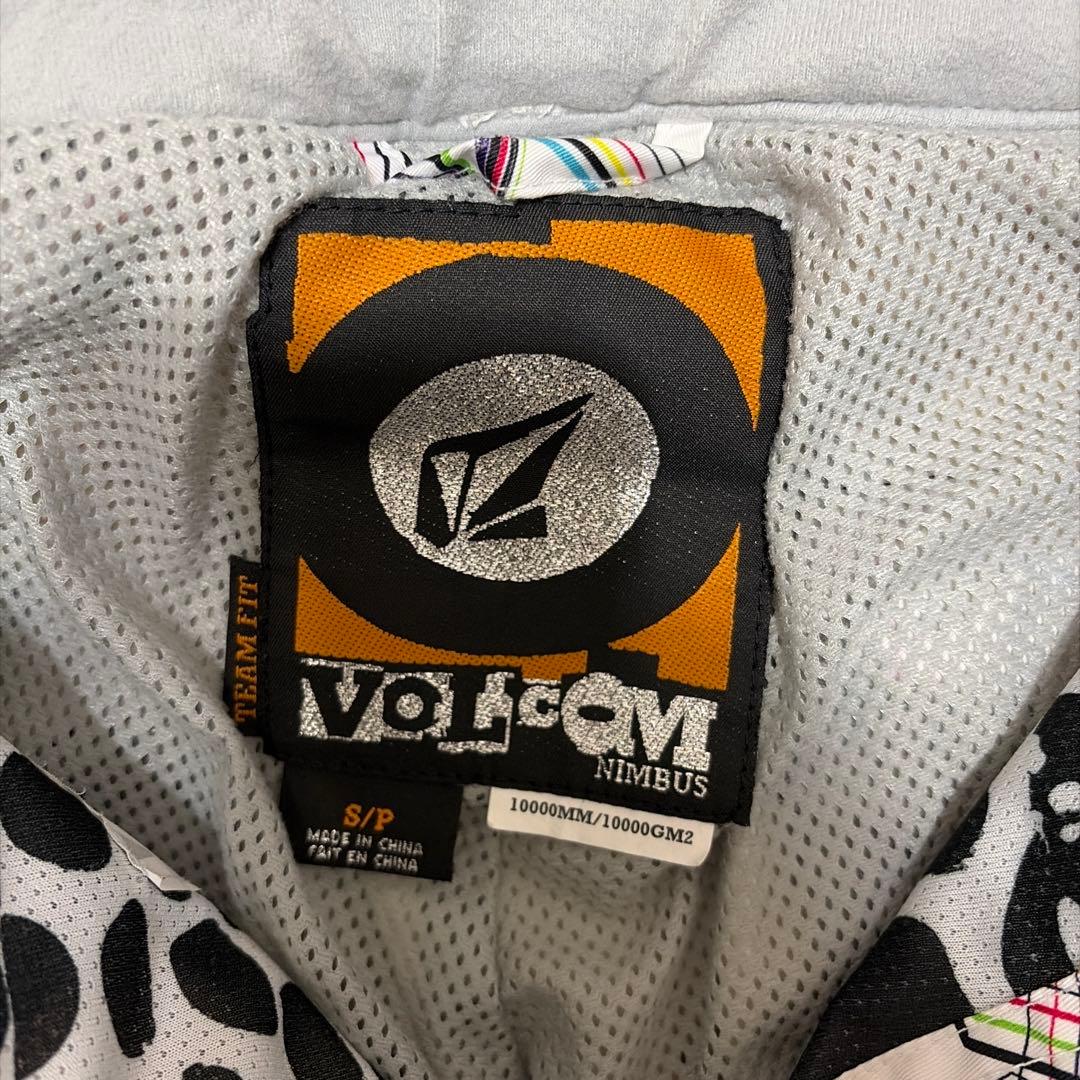 ボルコム スノーボードウェア上下セット M相当 10k Nimbus 紫×総柄