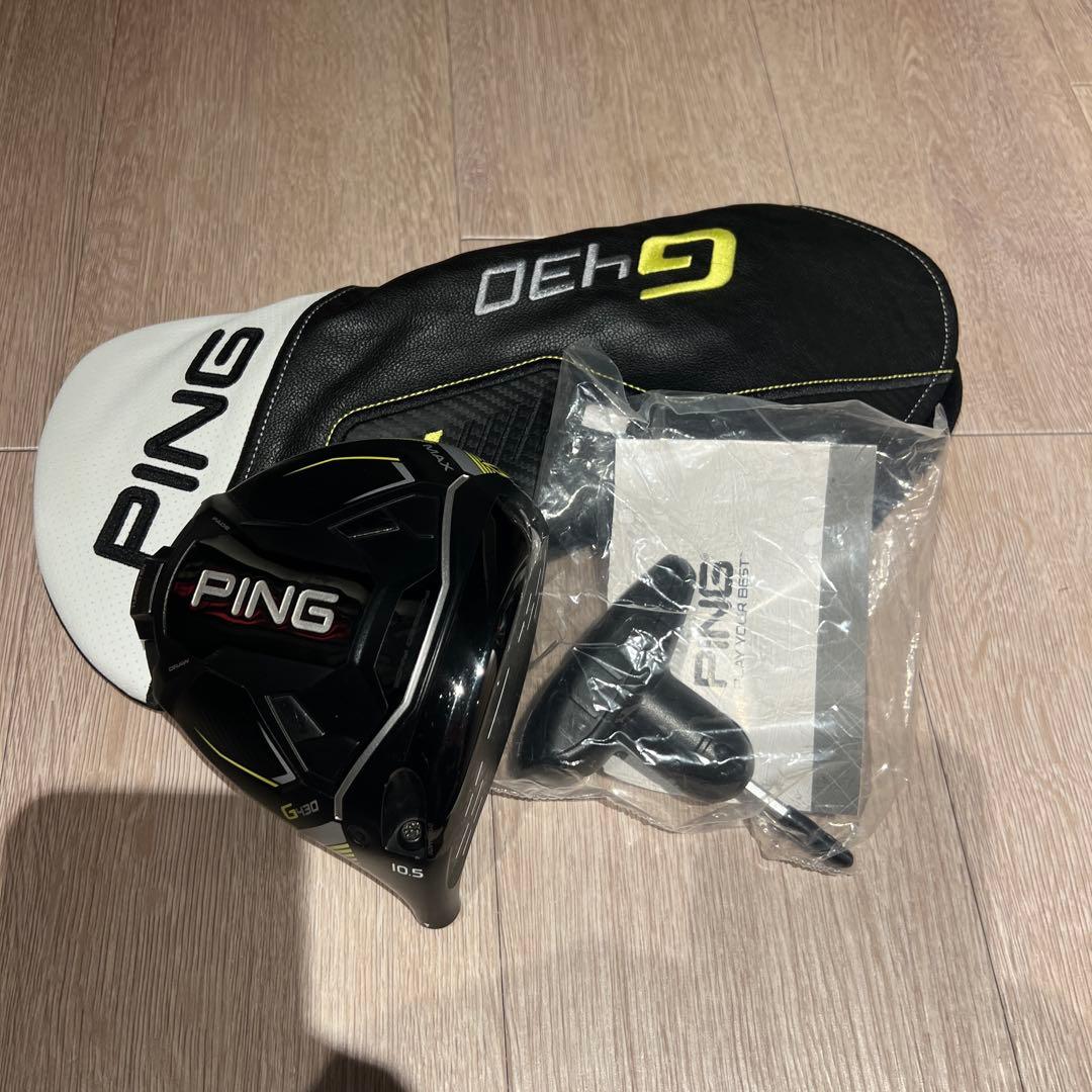 PING G430 MAXドライバーヘッド へッドカバー、調整レンチ付き