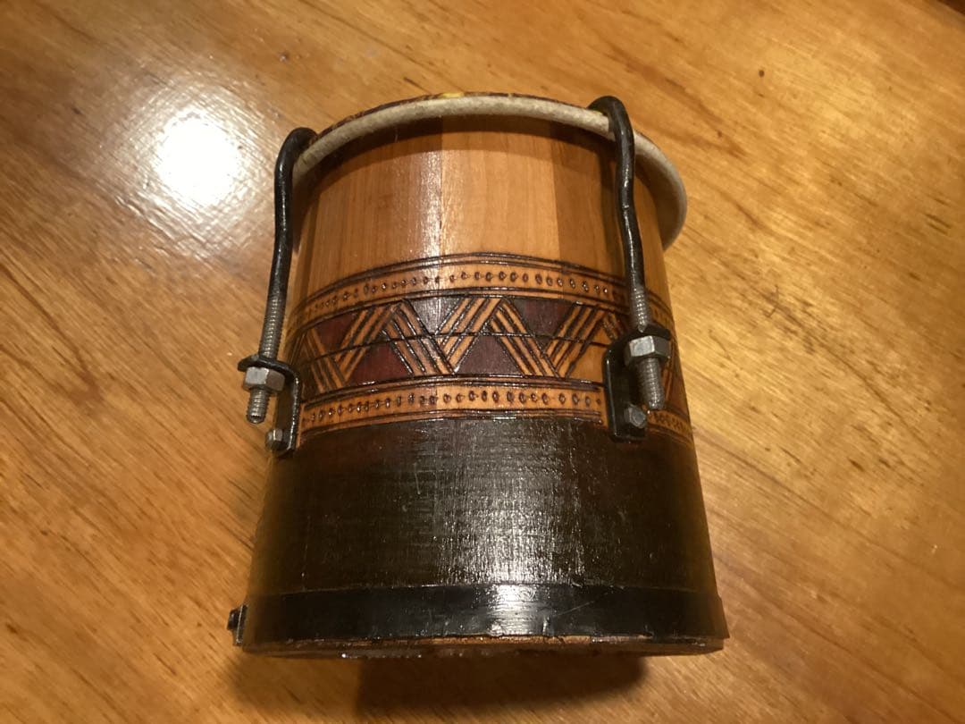 【希少】Lua Rasta 工房製 クイーカ ／バイーア製 彫刻入り