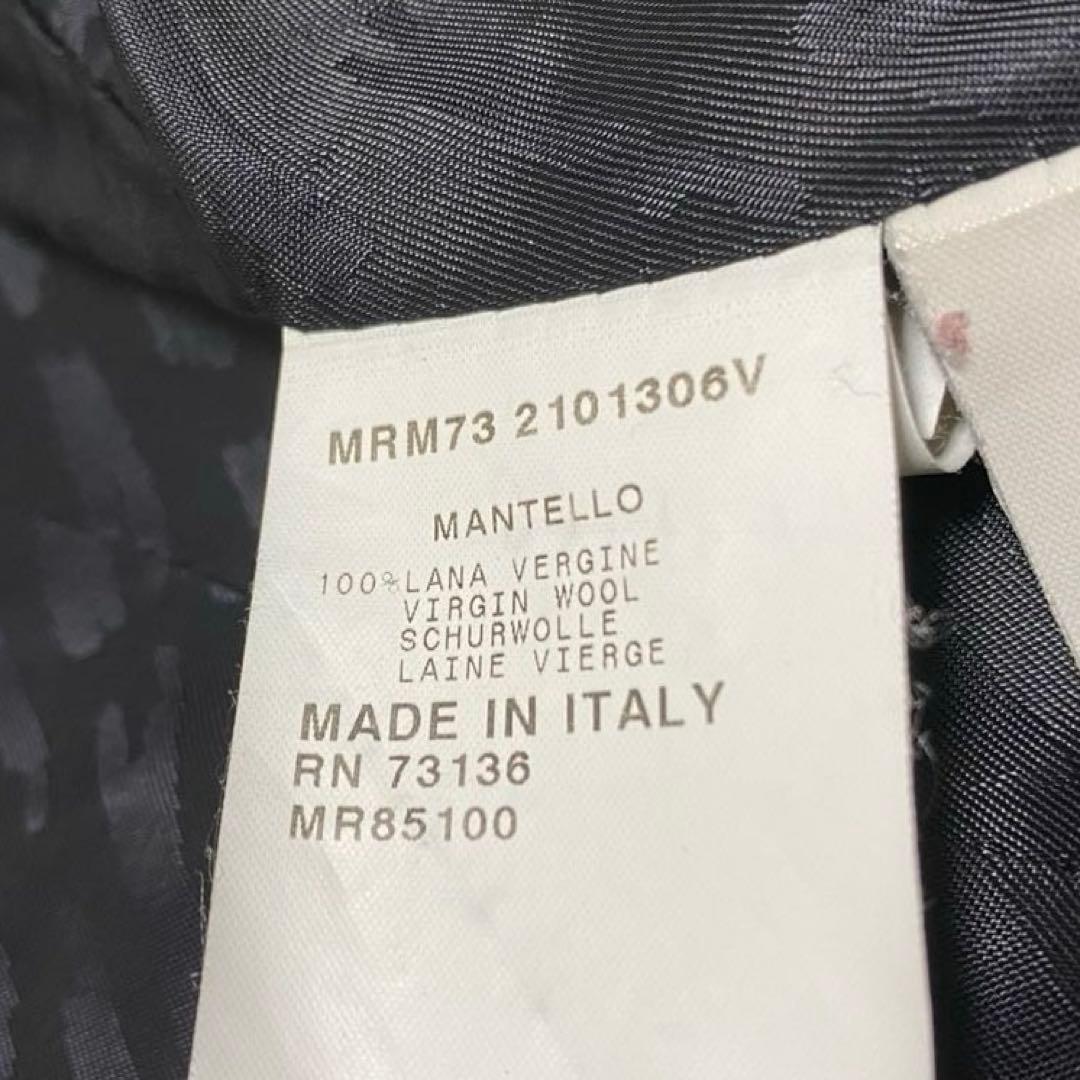 【美品✨】マリナリナルディ スタンドカラー ベルト ロングコート 黒 27￼