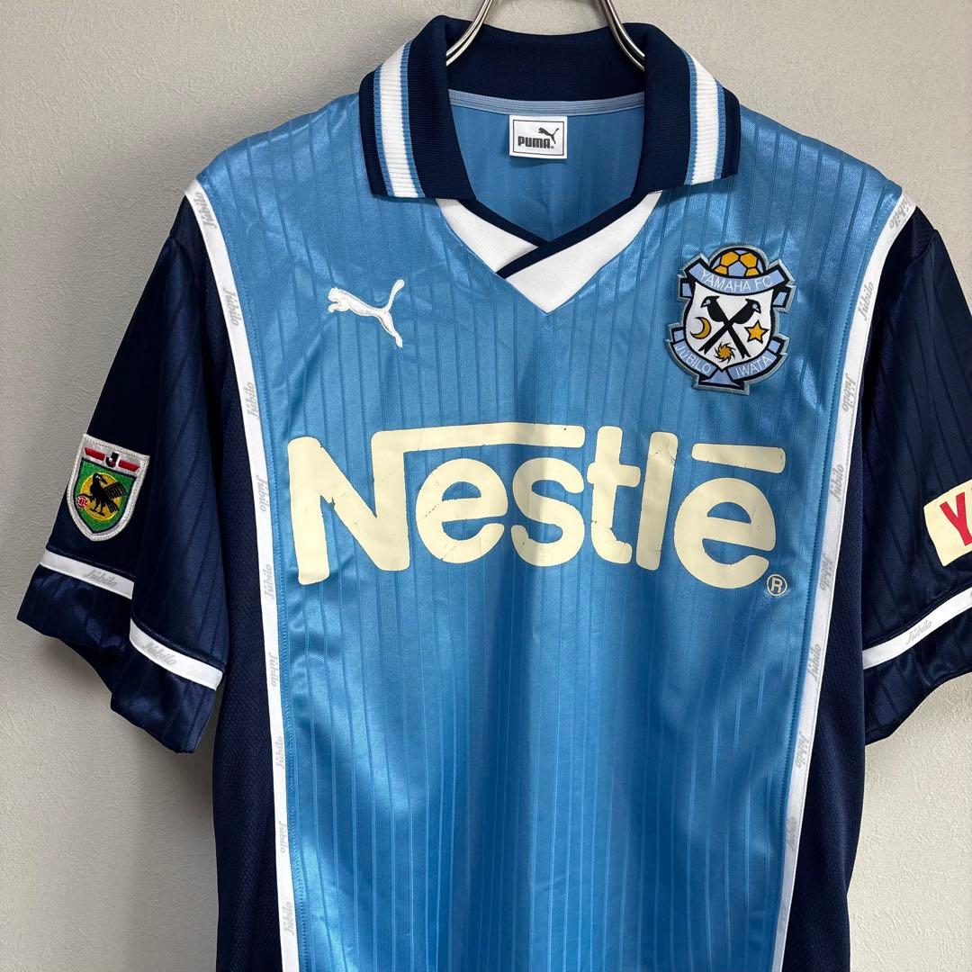 JUBILO ジュビロ磐田 プーマ ユニフォーム ゲームシャツ ネスレS-M 青
