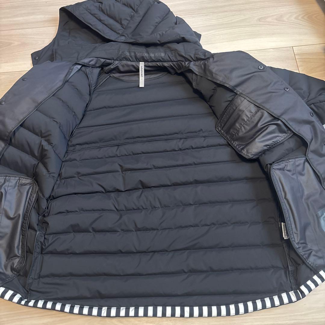 new balance ゴルフ　フード付きダウンジャケット ブラック