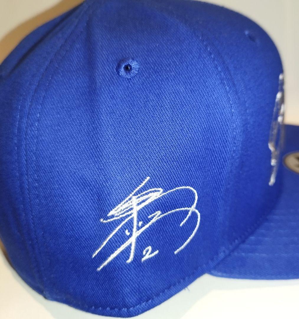 横浜DeNAベイスターズ会員限定47 CAPTAIN牧秀悟選手サイン刺繍キャップ