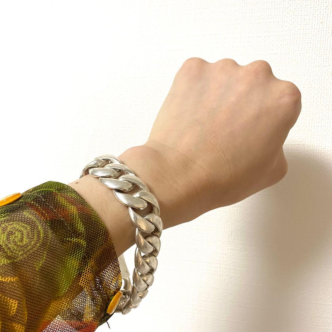 喜平 シルバー925 ブレスレット チェーン シルバー ヴィンテージ