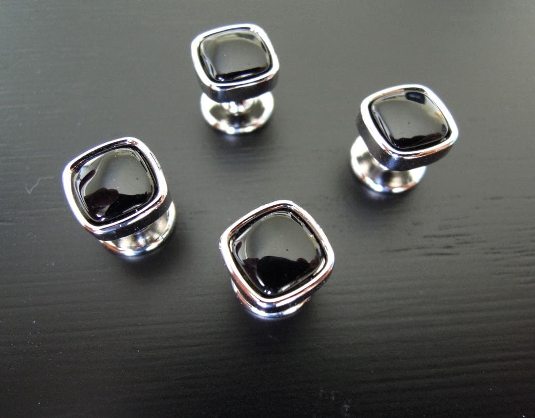 CERRUTI 1881 タキシード用　カフリンクス　スタッズドボタン　セット