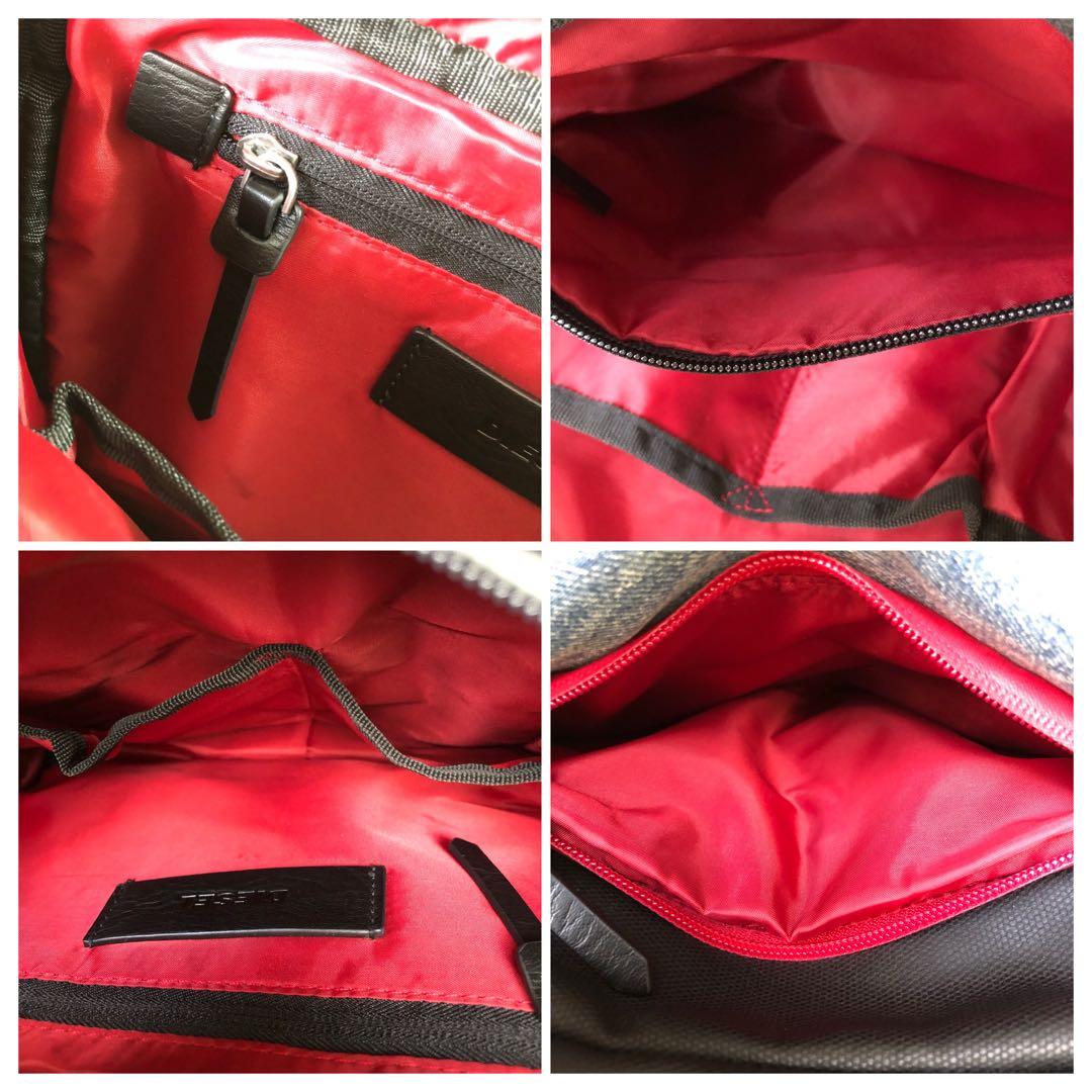 ディーゼル ボディバッグ スクエア デニム デザイン ビッグロゴ