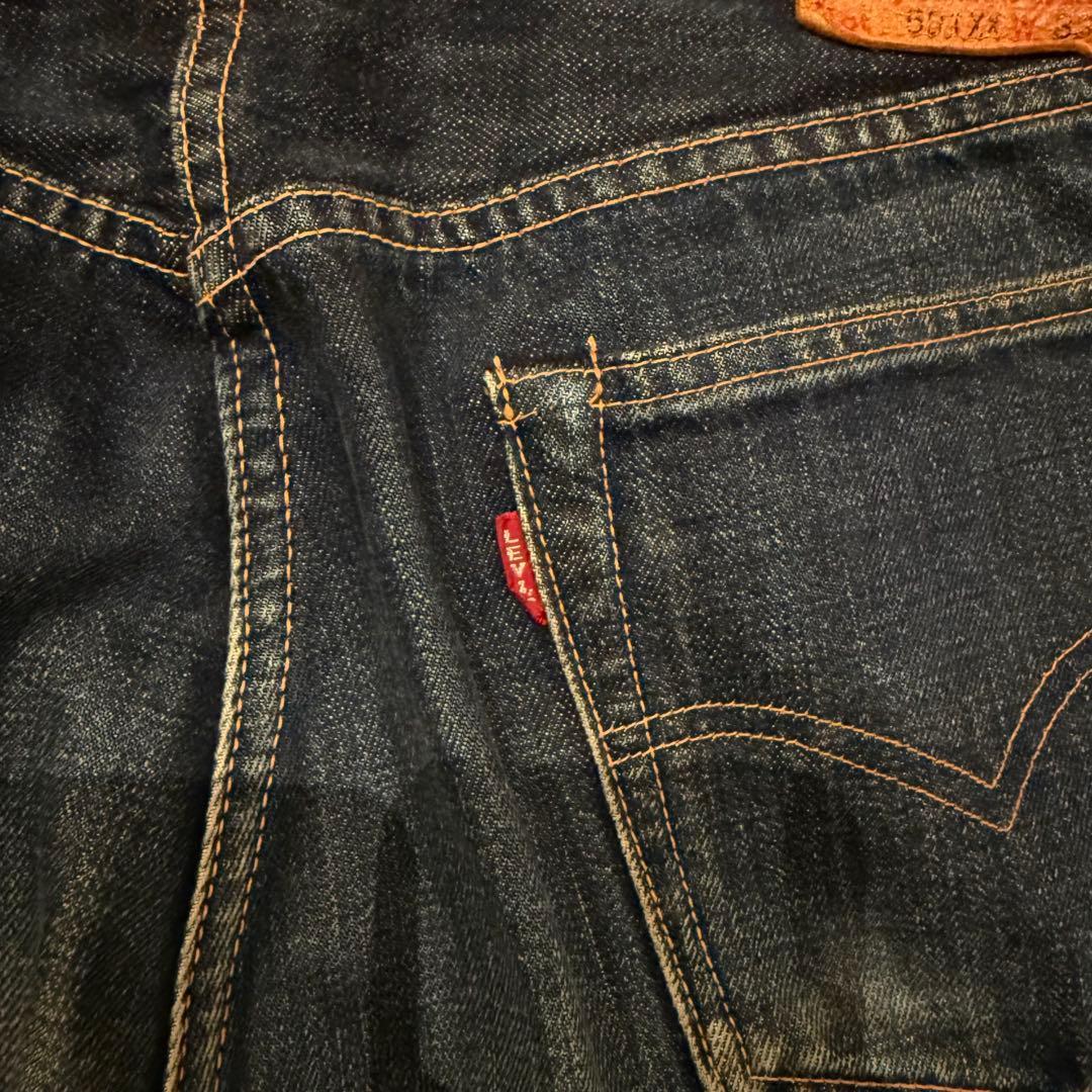 【真紺】LEVI‘S 501XX LVC1937W33鬼ヒゲ ハチノス