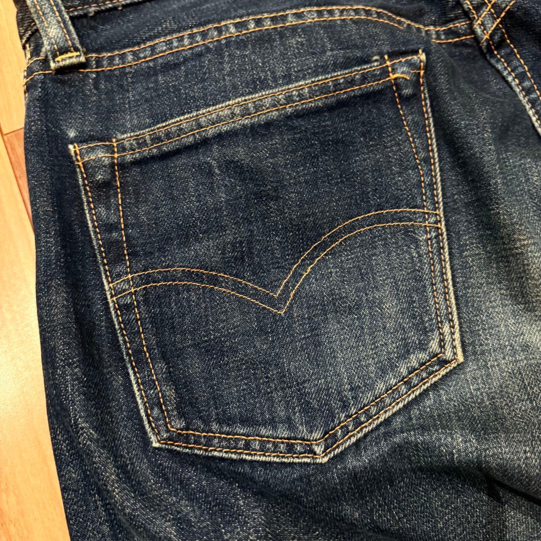 【真紺】LEVI‘S 501XX LVC1937W33鬼ヒゲ ハチノス