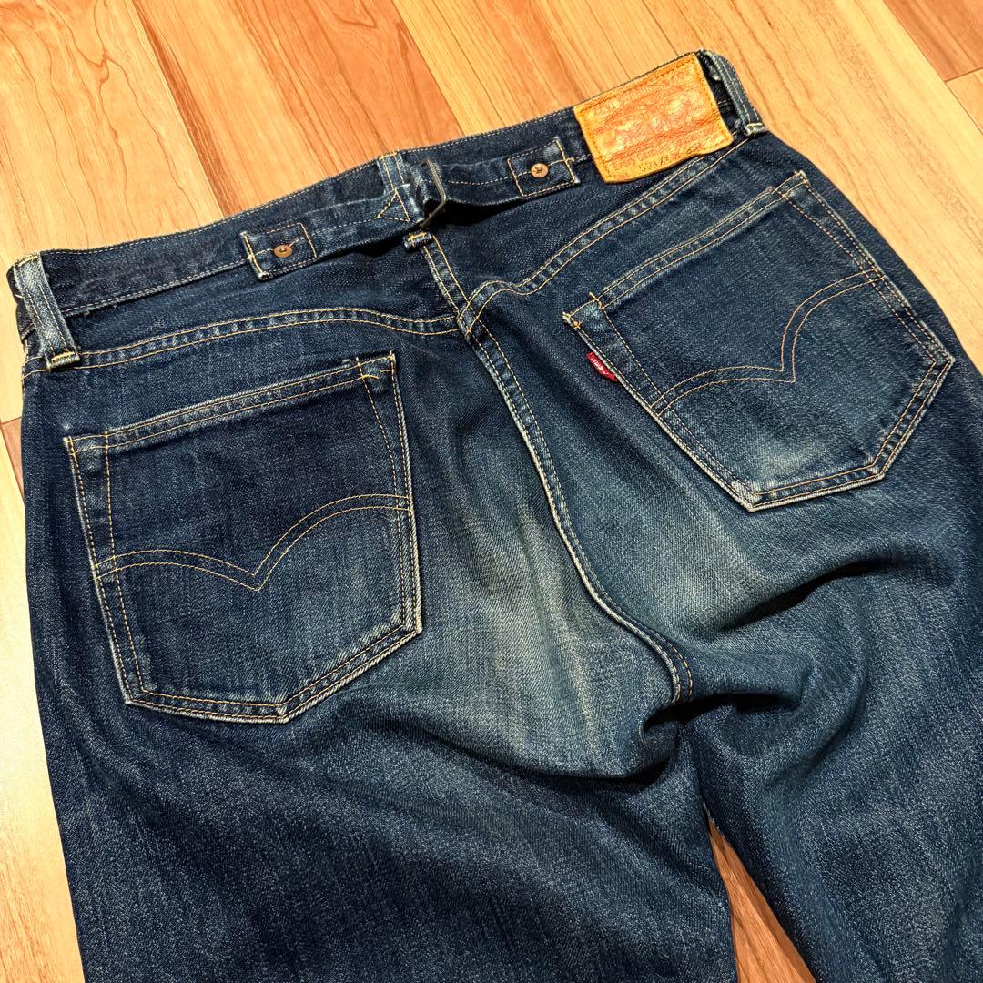 【真紺】LEVI‘S 501XX LVC1937W33鬼ヒゲ ハチノス