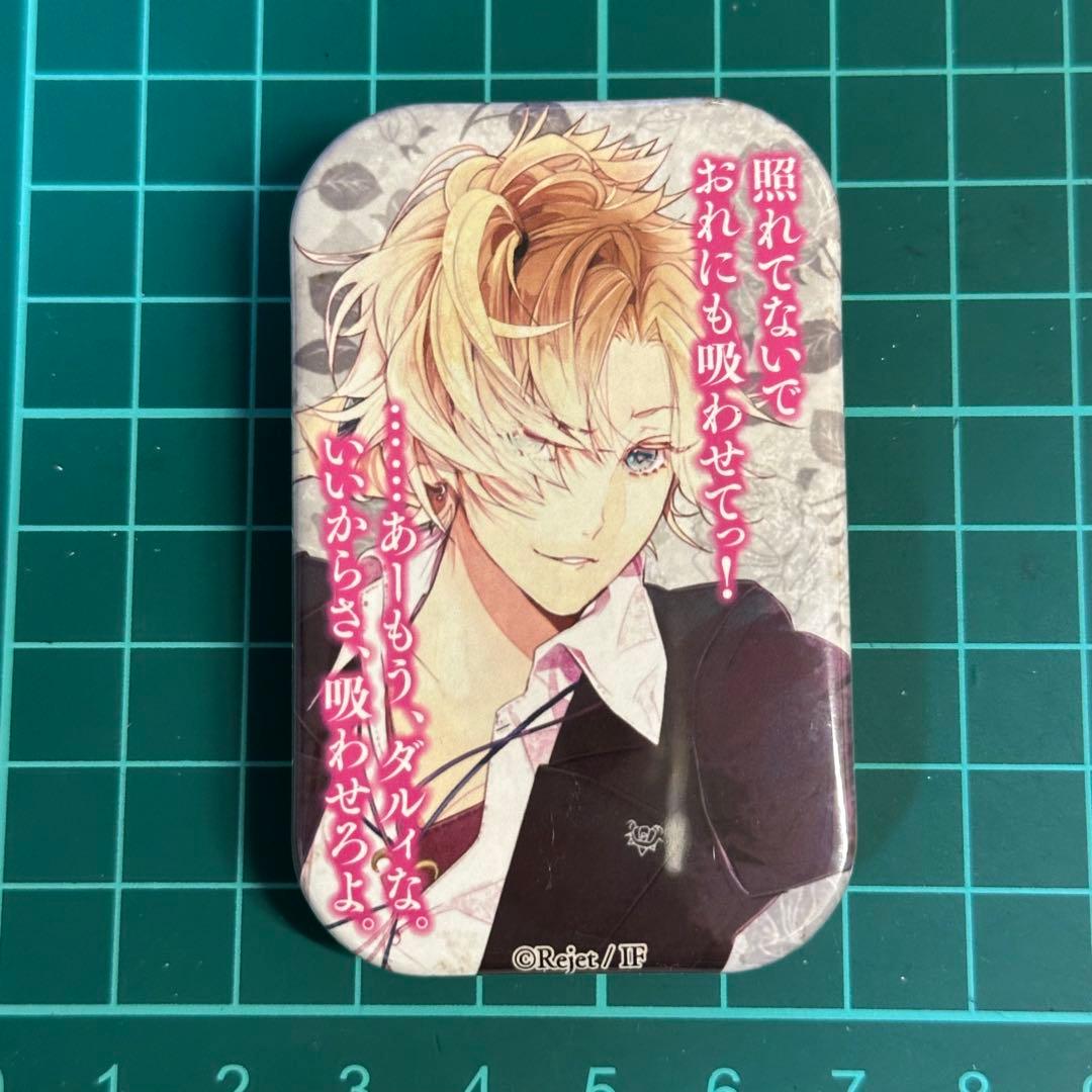DIABOLIK LOVERSディアラバ スクエア缶バッジ 無神コウ メッセージ