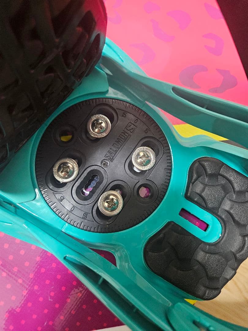 SALOMON ビンディングSサイズ STELLALEO スノボ板147cm - メルカリ