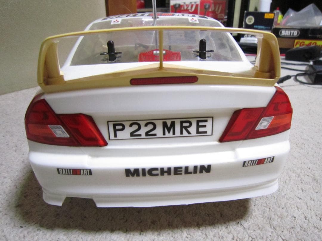 動作確認済 1/10 TL01 タミヤ 美車 三菱 ランサーエボリューションⅣ