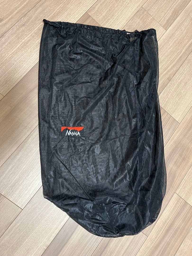 NANGA 寝袋　収納袋・一時保管用メッシュ袋付き