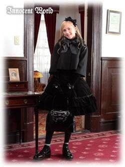 別珍フロントリボンジャンパースカート innocent world 【希少】