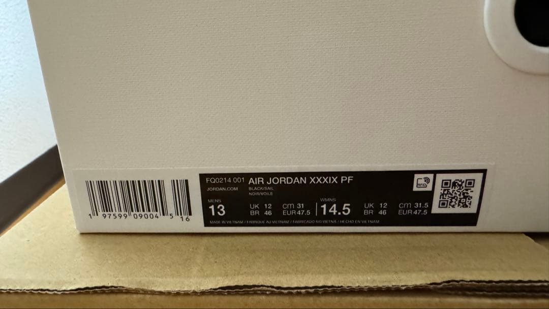 AIR JORDAN 39 us13 31cm ジョーダン39