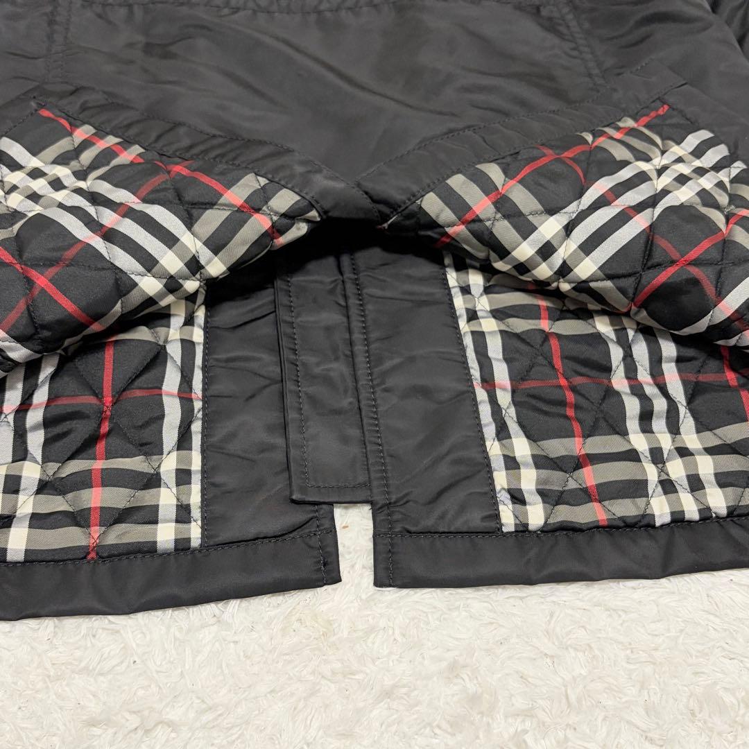 Burberry バーバリーブラックレーベル 中綿モッズコート 上品ブラック