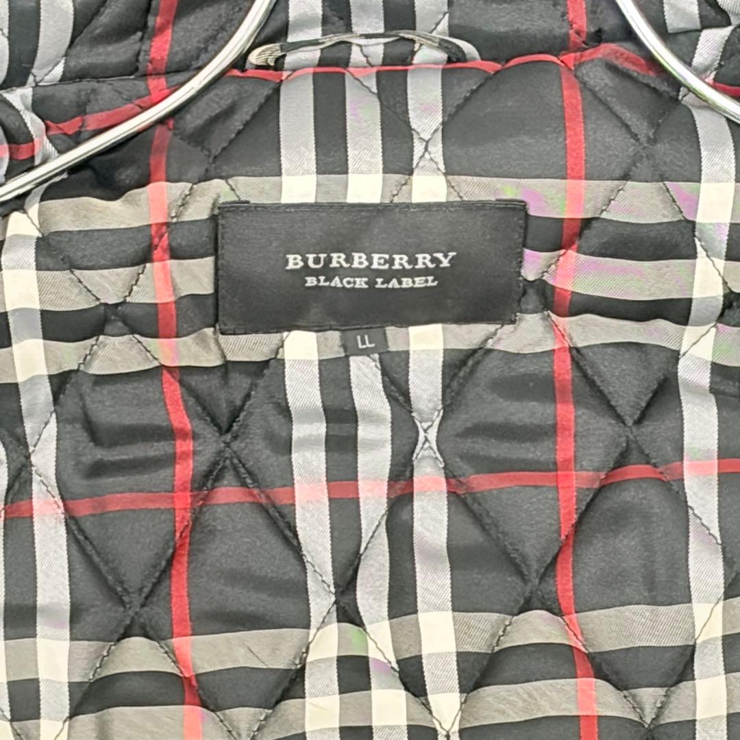 Burberry バーバリーブラックレーベル 中綿モッズコート 上品ブラック