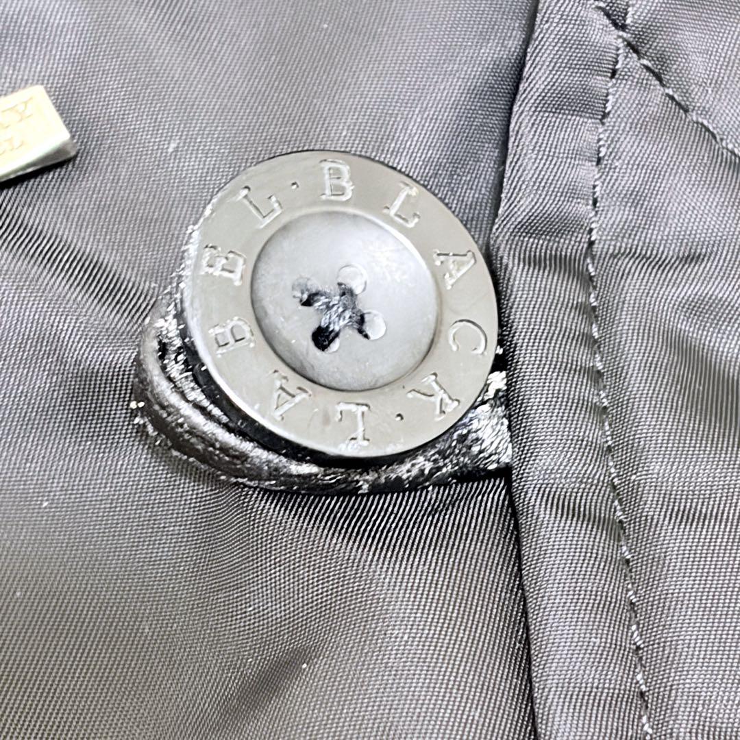 Burberry バーバリーブラックレーベル 中綿モッズコート 上品ブラック