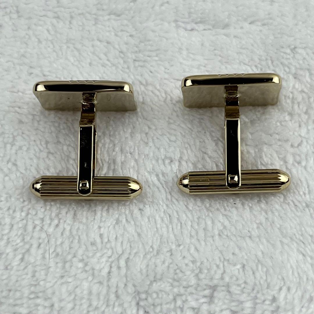 【美品】バーバリー ネクタイピン カフス セット ブラウン ゴールド ホースロゴ