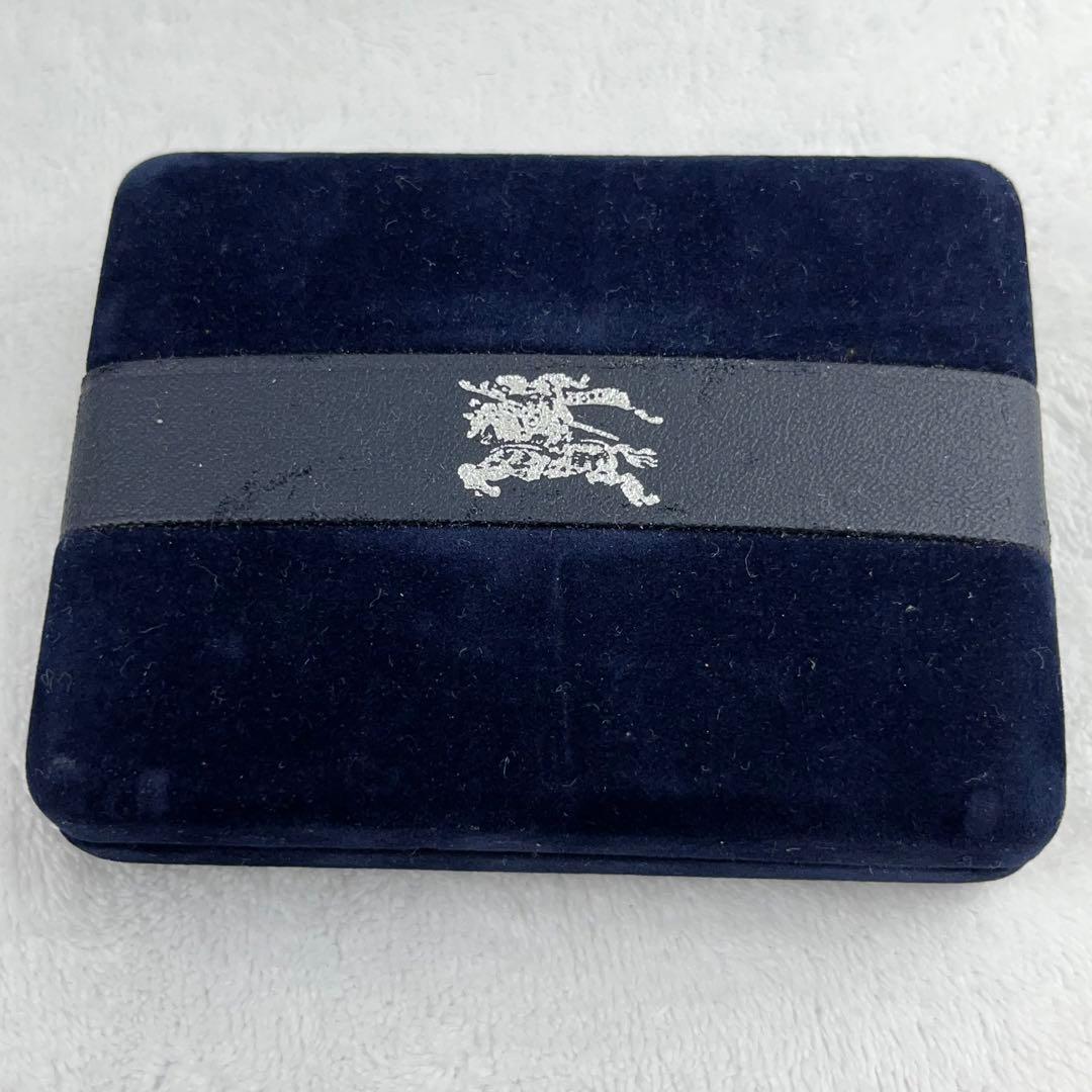 【美品】バーバリー ネクタイピン カフス セット ブラウン ゴールド ホースロゴ