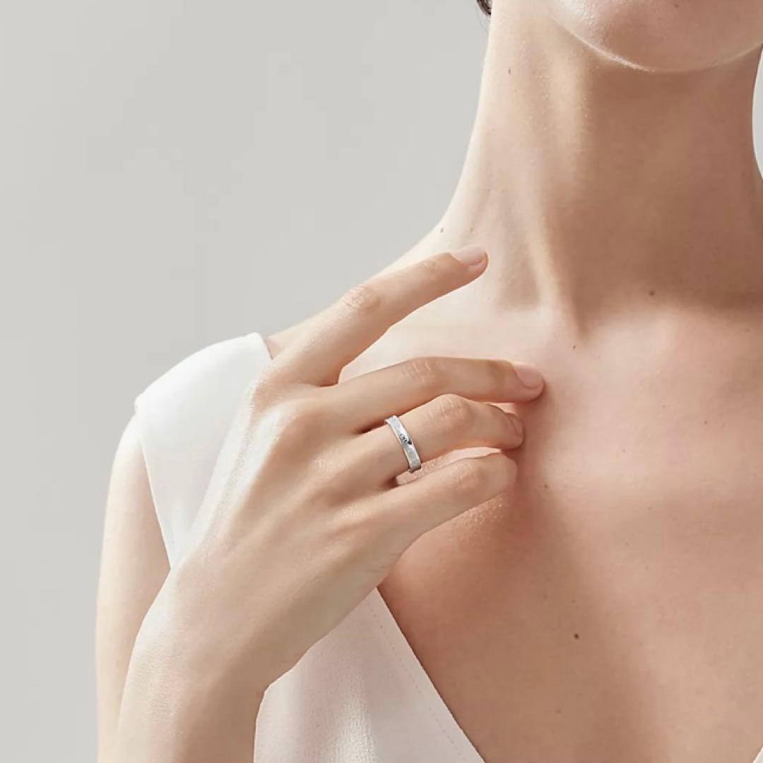 【新品】TIFFANY&CO. ナローリング(8号)