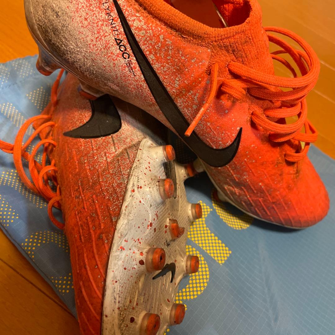 Nike Vapor 13 サッカーシューズ オレンジ 27.5の通販｜www