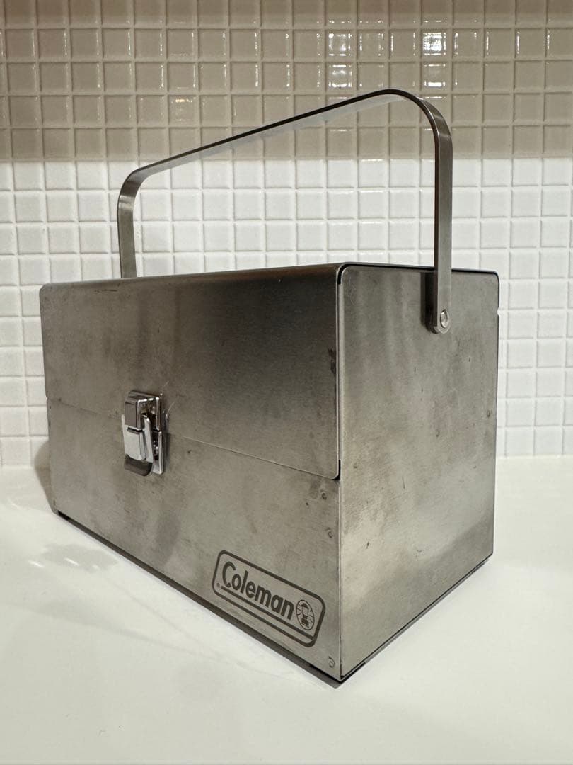 【レア】廃盤 コールマン スパイスボックス ステンレスボックス キャンプ