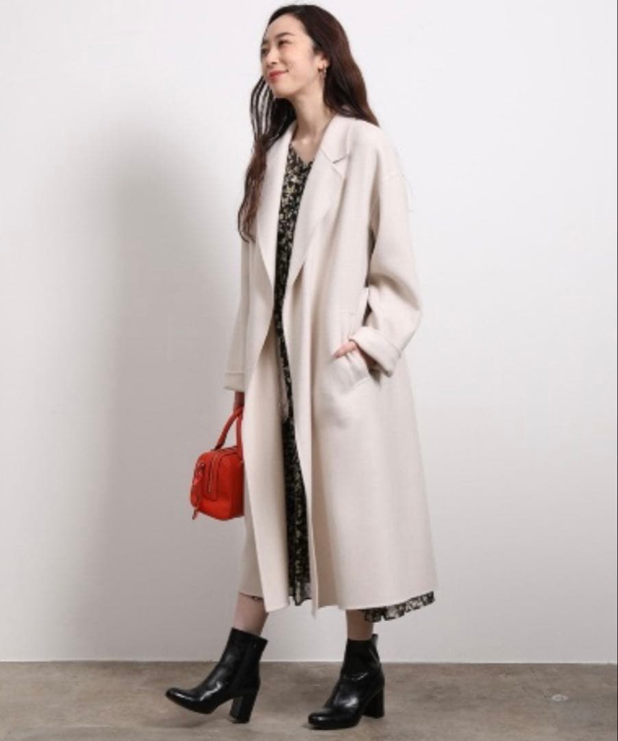 【美品】　ROPE ロングリバーコート