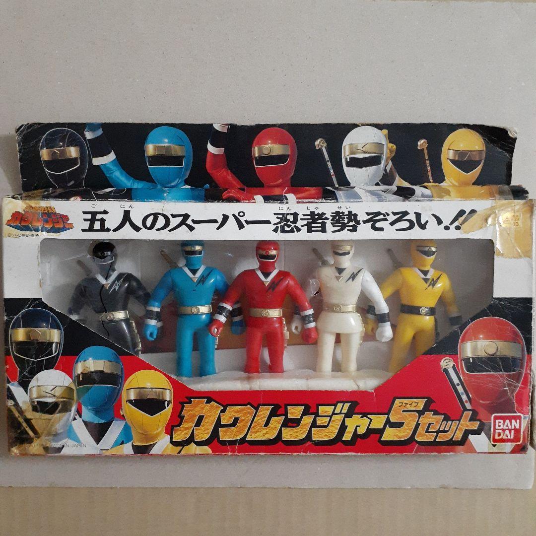 カクレンジャー5セット 忍者戦隊カクレンジャー ソフビフィギュア