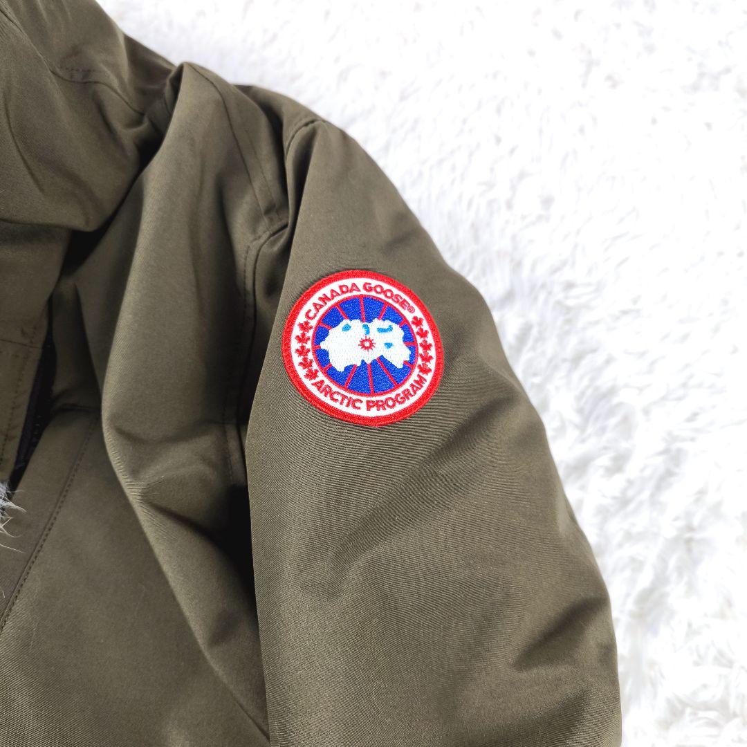 ナム【極美品】定価20万 カナダグース ジャスパー パーカ L オリーブ