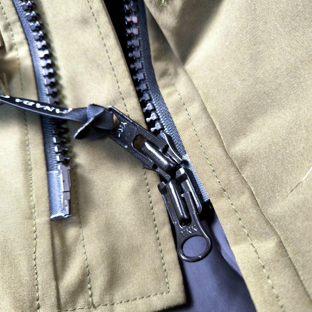 ナム【極美品】定価20万 カナダグース ジャスパー パーカ L オリーブ