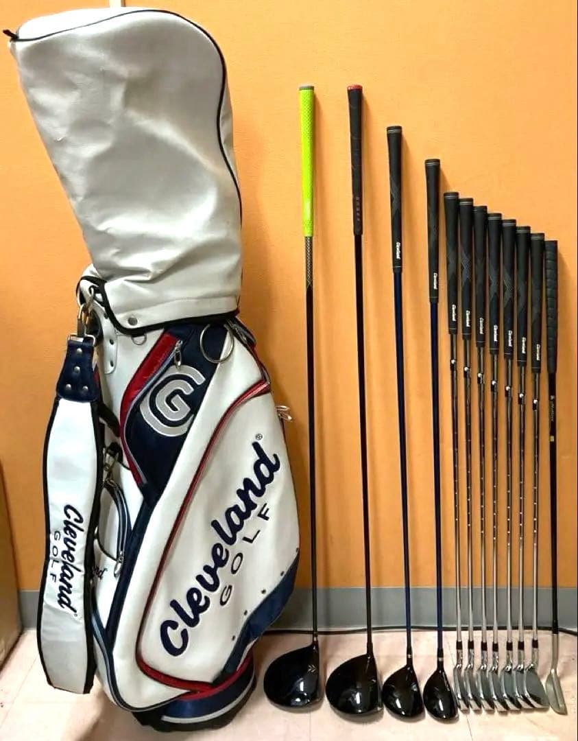 初心者 メンズ Cleveland クリーブランド ゴルフクラブ 12本セット