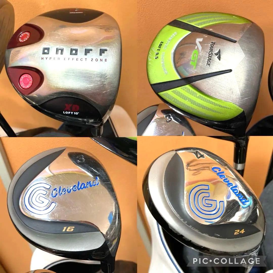 初心者 メンズ Cleveland クリーブランド ゴルフクラブ 12本セット