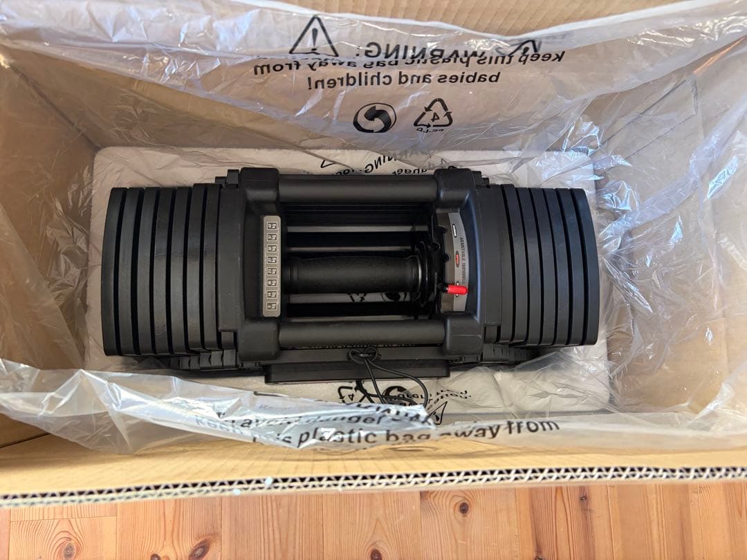 [ほぼ新品]TOP FILM ブロックダンベル 可変式ダンベル42kg②