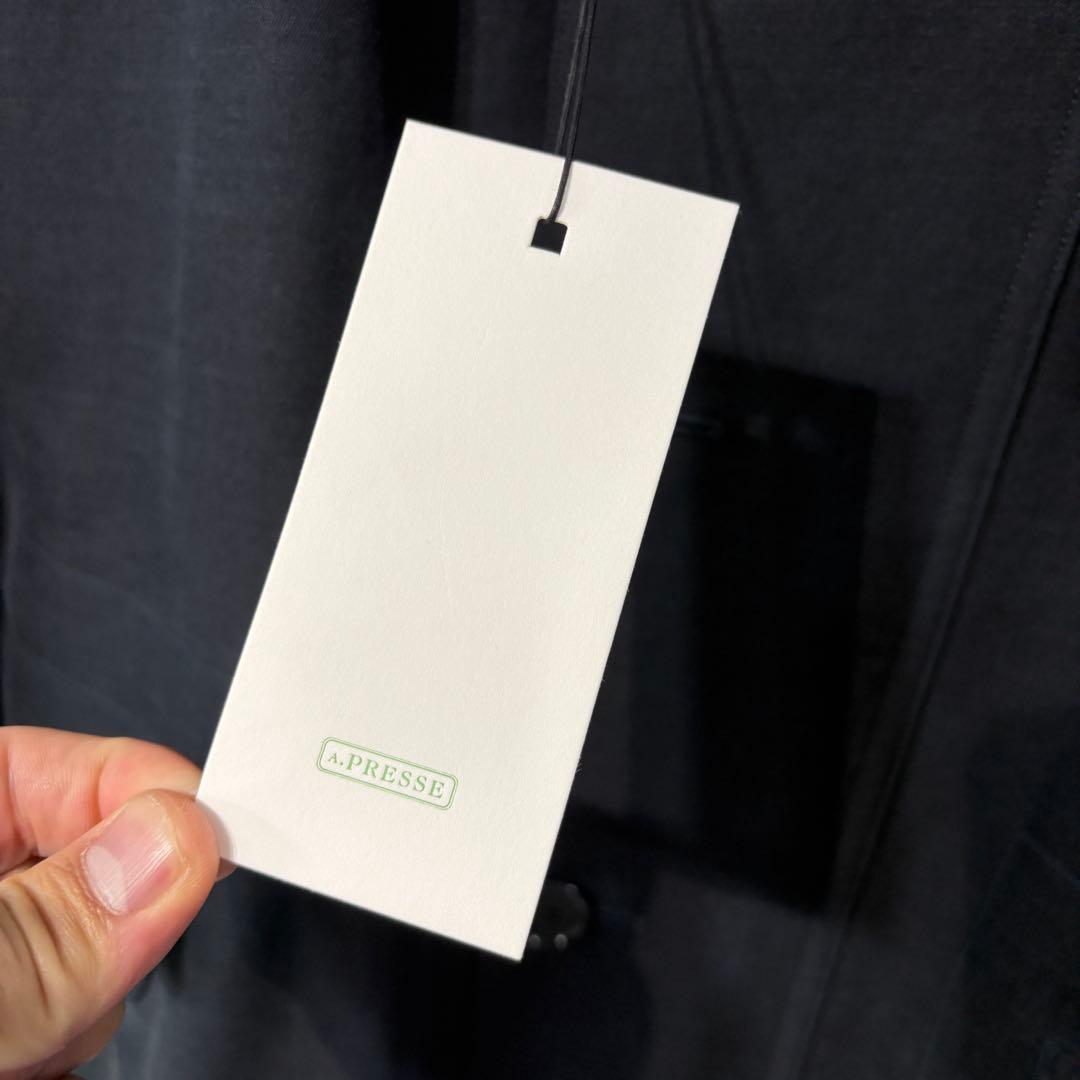 ⚫︎A.PRESSE アプレッセ Motorcycle Half Coat コート