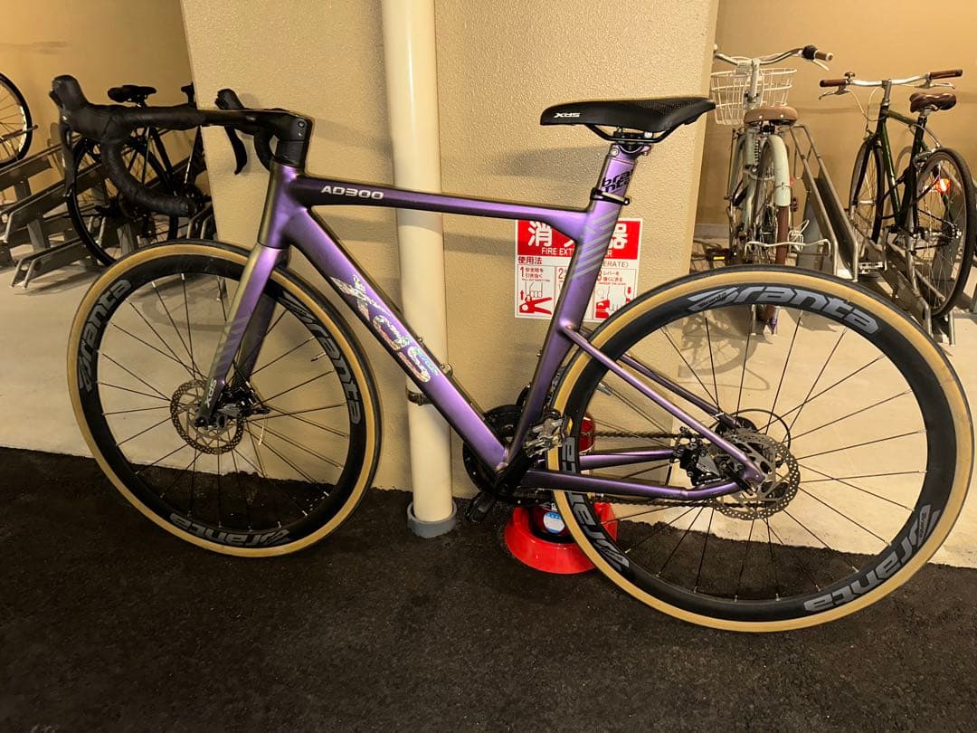 XDSのAD300ロードバイク パープル