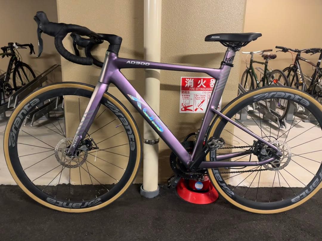 XDSのAD300ロードバイク パープル