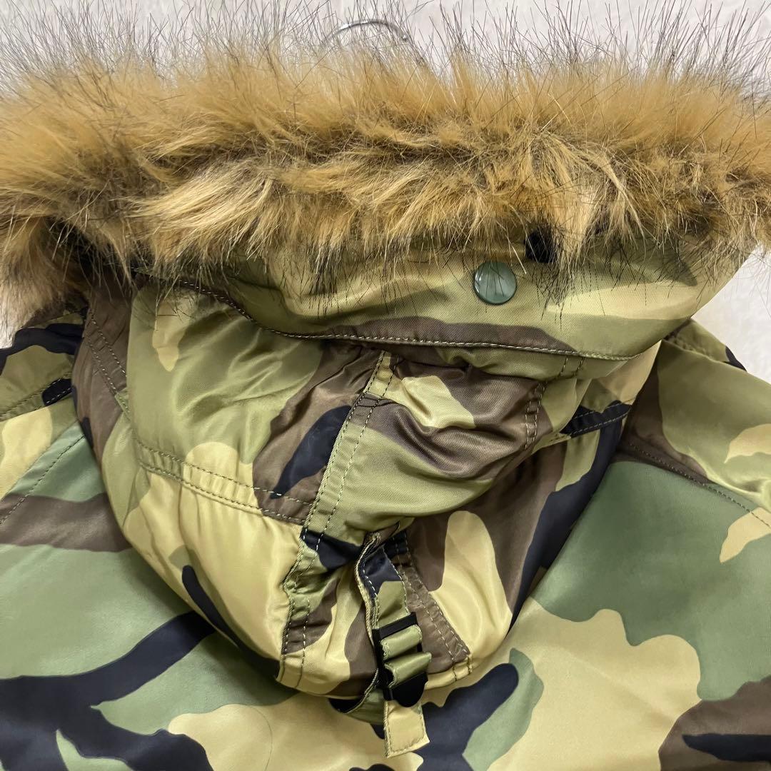 未使用級✨L アルファインダストリーズ N-3B カモフラ フライトジャケット