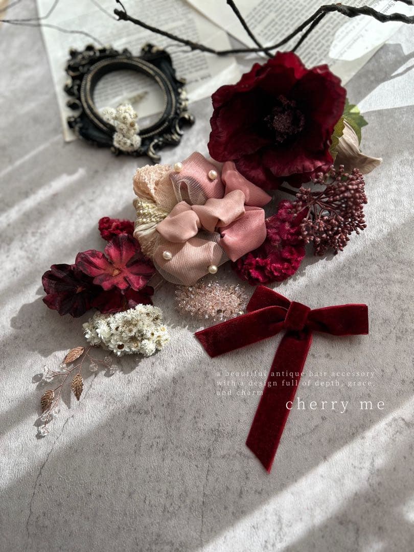 髪飾りorder作品♡