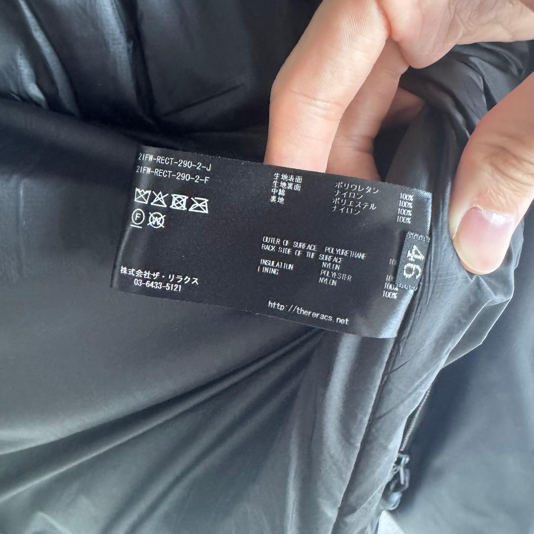 美品 the reracs シンセティックレザー モンスターパーカ ダウンコート