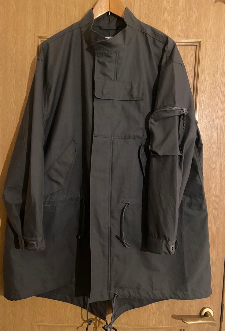 ジャケット・アウター BAL 2023f/w COTTON NYLON FISHTAIL COAT